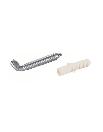 Bild Aufhängehaken ø 6 × 60 mm und Mauerwerksdübel ø 8 x 40 mm - Hettich-0