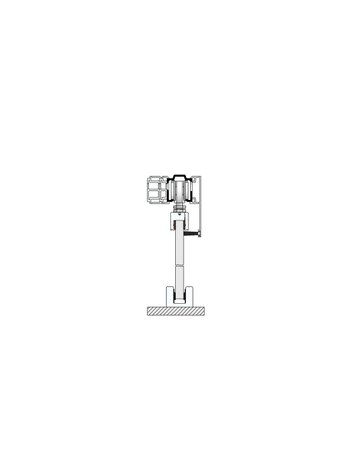 Bild MK-L 80 G147 Schiebegrt. Edelstahl Eff. 1-flg. b.80 kg Glas 2500mm - HELM-1