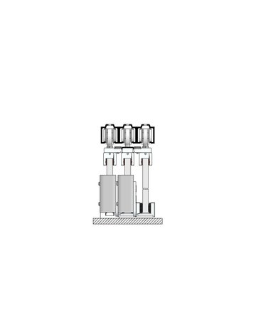 Bild MK-L 80 G131 Schiebegrt. EV1 eloxiert 3-flg. b.80 kg Glas 4000mm - HELM-1