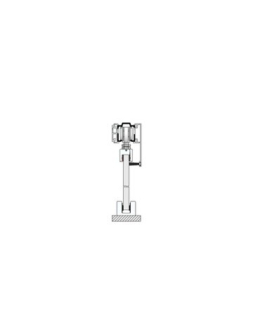 Bild MK-L 80 G154 Schiebegrt. EV1 eloxiert 2-flg. b.80 kg Glas 4000mm - HELM-1