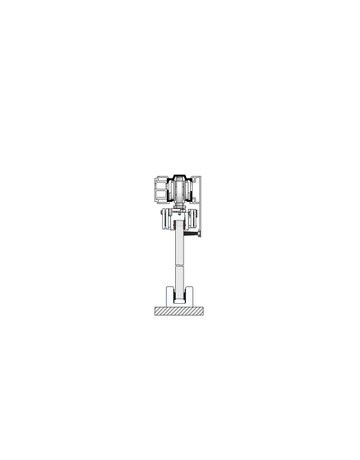 Bild MK-L 80 G159 Schiebegrt. Edelstahl Eff. 2-flg. b.80 kg Glas 4000mm - HELM-1