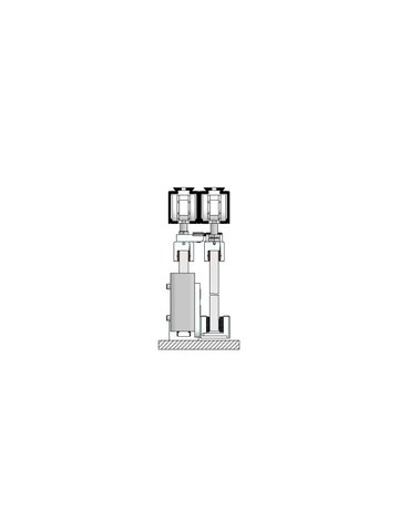 Bild MK-M 140 G130 Schiebegrt. EV1 eloxiert 2-flg. b.140 kg Glas 3000mm - HELM-1