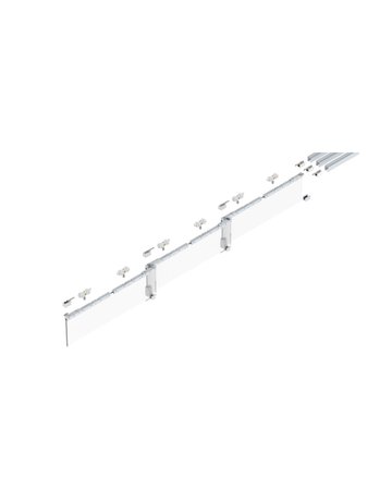 Bild MK-M 140 G131 Schiebegrt. EV1 eloxiert 3-flg. b.140 kg Glas 4000mm - HELM-0