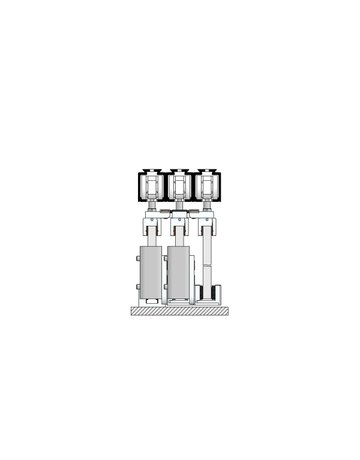 Bild MK-M 140 G131 Schiebegrt. EV1 eloxiert 3-flg. b.140 kg Glas 4000mm - HELM-1