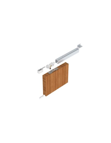 Bild MK-M 140 H111 Schiebegrt. EV1 eloxiert 1-flg. b.140 kg Holz 2500mm - HELM-0