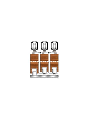 Bild MK-M 140 H131 Schiebegrt. EV1 eloxiert 3-flg. b.140 kg Holz 4000mm - HELM-1