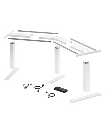Bild LegaDrive Systems Tischgestell-Set 135°-Winkel, weiß - Hettich-0