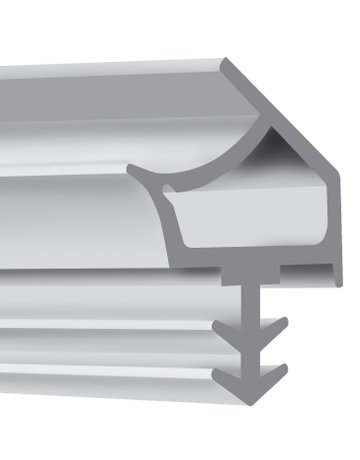 Bild Holzzargendichtung K2953 weiß TPE Rol a 5 m - ELLEN-0