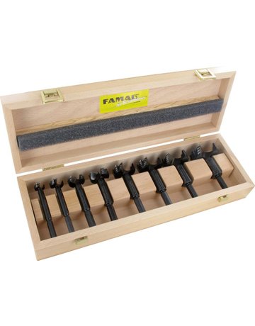 Bild Bormax-Satz im Holzkast. 8-teilig 15-50mm Famag-0