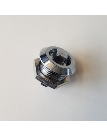 Bild Drehriegel-Verschluss 28.4.18 mm GDZN verchromt, ohne Hebel Vierkant 8 mm - Industrilas-1