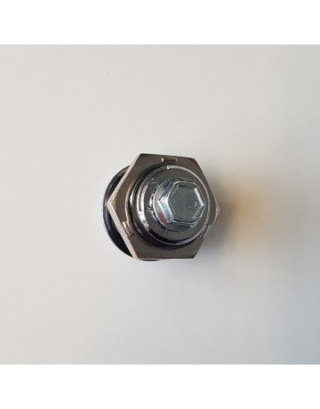 Bild Drehriegel-Verschluss 28.4.18 mm GDZN verchromt, ohne Hebel Dreikant 8 mm - Industrilas-2