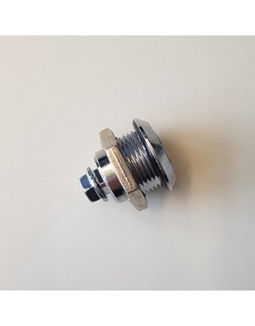 Bild Drehriegel-Verschluss 28.4.18 mm GDZN verchromt, ohne Hebel Doppelbart 3 mm - Industrilas-1
