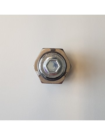 Bild Drehriegel-Verschluss 28.4.18 mm GDZN verchromt, ohne Hebel Doppelbart 3 mm - Industrilas-2
