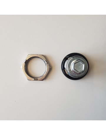 Bild Drehriegel-Verschluss 28.4.18 mm GDZN schwarz, ohne Hebel Doppelbart 5 mm - Industrilas-2