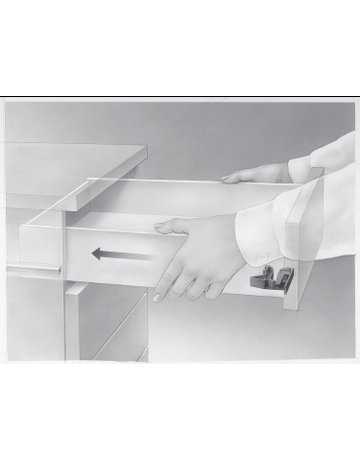 Bild Vollauszug,280mm,rechts, 15kg 9288932,Push-to-open - Hettich-3