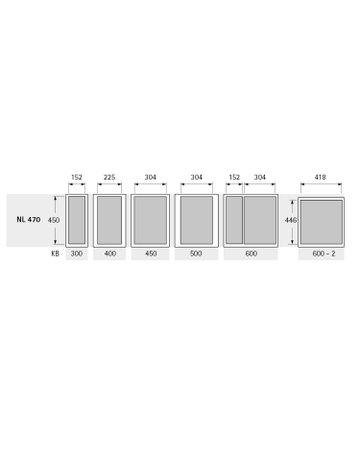 Bild Küchen-Abfallsystem, KB300mm,Stahl InnoTech Pull 9279409,anthrazit - Hettich-2