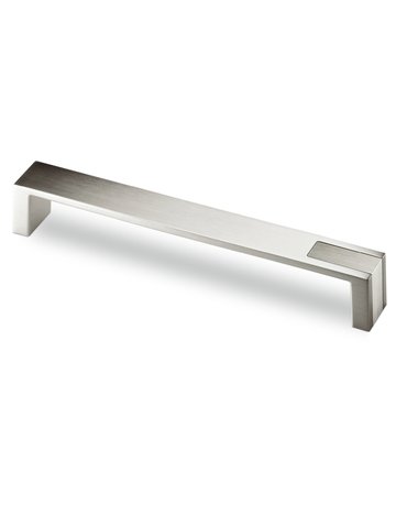 Bild MB-Griff,B25x192mm,H26mm,Zink Intra 9207482,edelstahloptik geb. - Hettich-0