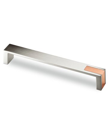 Bild MB-Griff,B25x192mm,H26mm,Zink Intra 9207480,edelstahloptik geb. - Hettich-0