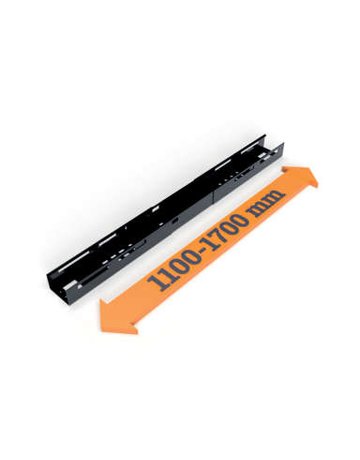Bild Kabelkanal 1100-1700 mm schwarz - Topform-2