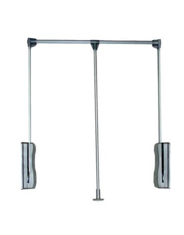 Bild Kleiderlift 18 -20 KG silberfarbig EB 60 - 83cm - Topform-0