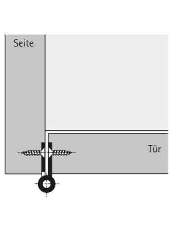 Bild Lappenband vernickelt 40 mm gerade Links - PRÄMETA-2