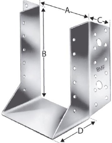 Bild SST Balkenschuh aussen BSNN140/180 - Simpson-Strong-Tie-0
