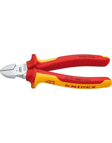 Bild Seitenschneider VDE 160mm mit mit K.Griff Knipex-0