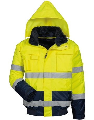 Bild Warnjacke Siegfried, Gr. 2XL, gelb/marine-0