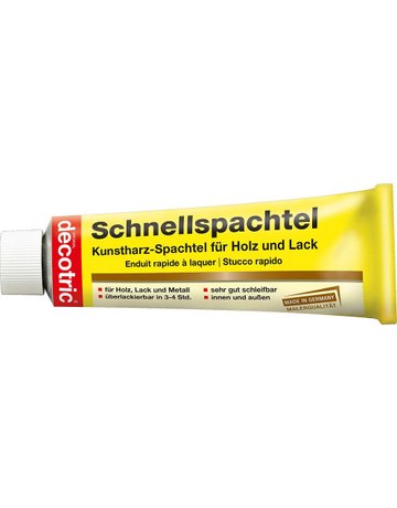 Bild Kunstharz-Lackspachtel 200 g weiß für innen und außen-0