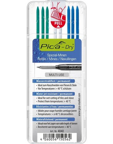 Bild Minen-Set für Tieflochmarker Pica-Dry weiß, grün, blau Pica-0