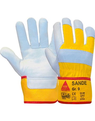 Bild Handschuh Sande, Rindleder, Gr. 10-0