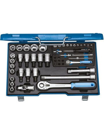 Bild Steckschlüssel-Satz 19V20U-10 1/4" und 1/2" 50-teilig Gedore-0