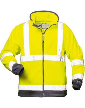 Bild Warn-Fleecejacke ValentinGr. S, gelb/marine-0