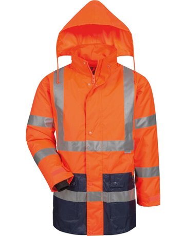 Bild Warnparka, Gr. XL, orange/blau-0