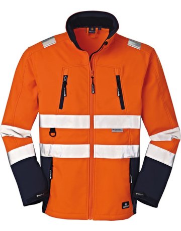 Bild JackePittsburgh, Softshellleuchtorange/navy, Gr. 2XL-0