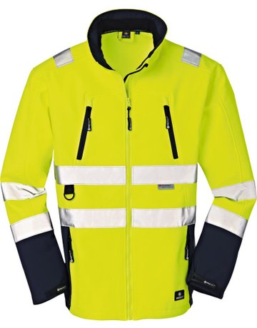 Bild JackePittsburgh, Softshellleuchtgelb/navy, Gr. S-0