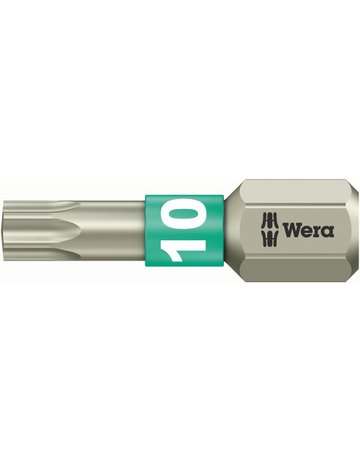 Bild Bit 1/4" DIN3126 C6,3 T10 x 25 mm rostfr. - Wera-0