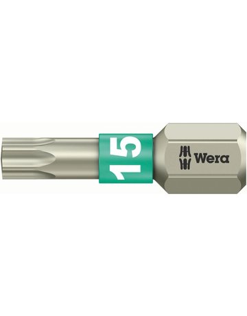 Bild Bit 1/4" DIN3126 C6,3 T15 x 25 mm rostfr. - Wera-0