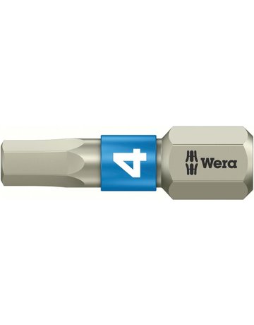Bild Bit 1/4" DIN3126 C6,3 Hex 4,0 x 25 mm rostfr. - Wera-0
