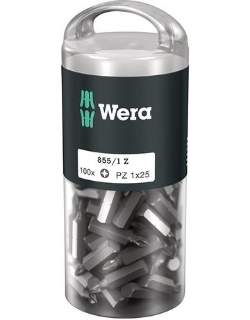 Bild Bit 1/4" DIN3126 E6,3 PZ1 x 25 mm 100er Pack - Wera-0