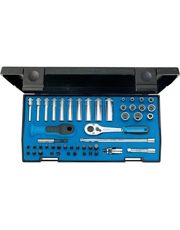 Bild Steckschlüssel-Satz 1/4" 20LMU-10 49-teilig in Kunststoffkassette Gedore-0