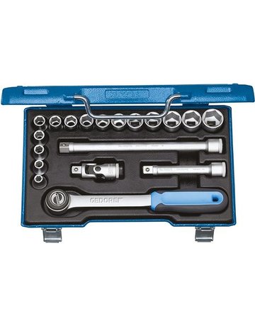 Bild Steckschlüssel -Grt. 1/2" 19tlg. 19 JMU- 3 Gedore-0