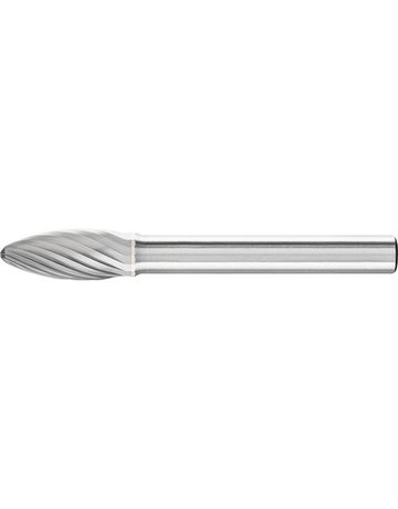 Bild Frässtift HM Flammenform B 0820 3 6mm 8x20mm Pferd-0