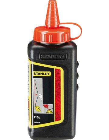 Bild Kreide für Schlagschnur 115 g rot - STANLEY-0