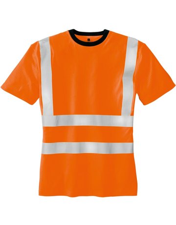 Bild Warnschutz-T-Shirt HOOGE, leuchtorange, Gr. S-0
