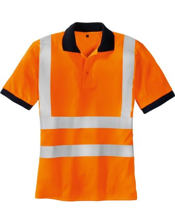 Bild Warnschutz-Polo-SYLT, leuchtorange, Gr. S-0