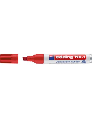 Bild Permanentmarker 1 rot edding-0