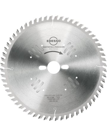 Bild HW Kreissägeblatt Präzision 250x3,2x30mm Z60 KW-0