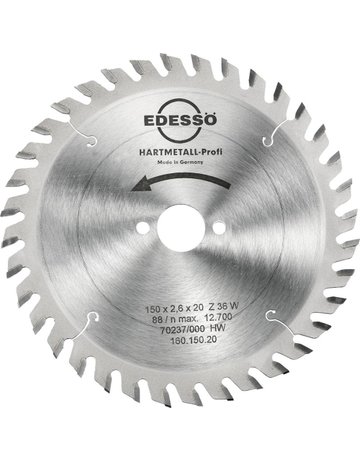 Bild HW Kreissägeblatt Profi 150x2,6x20mm Z36 W-0