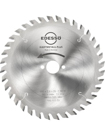 Bild HW Kreissägeblatt Profi 160x2,6x20mm Z36 W-0